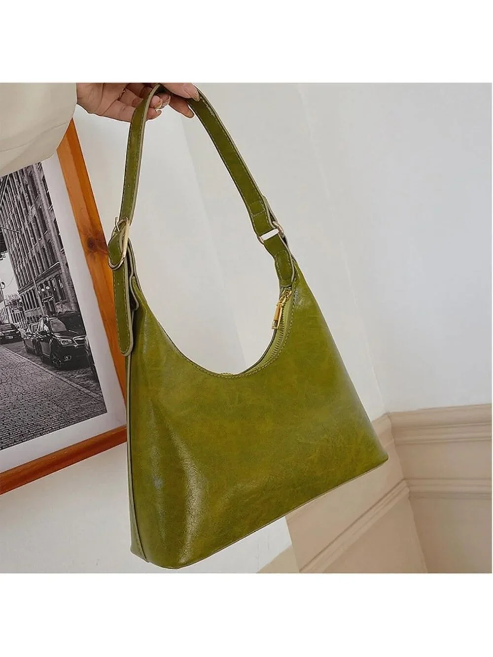Trendy Mini Vintage Hobo Bag for Women - Small Retro Vegan Leather Purse 2026